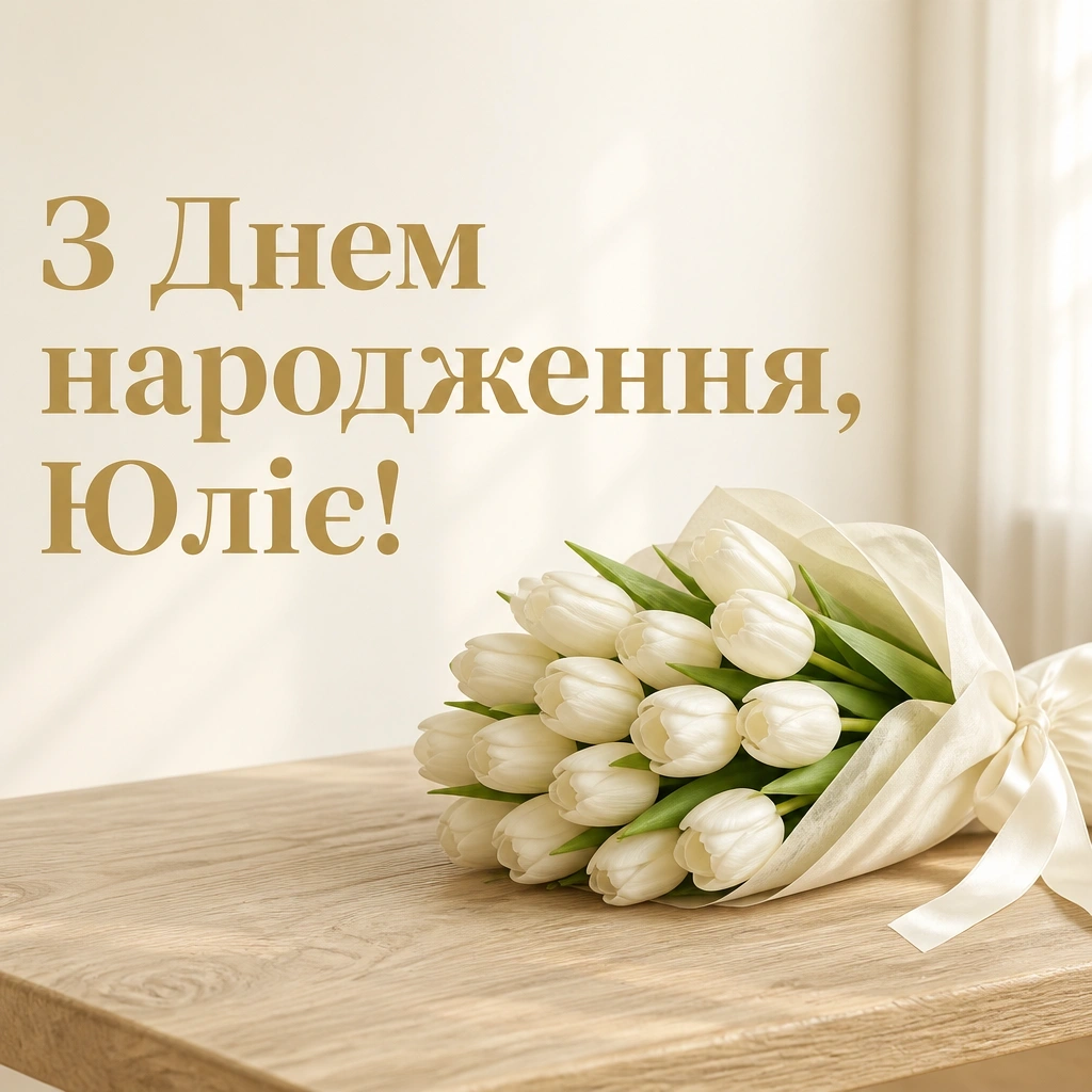 картинки з днем народження, юлія