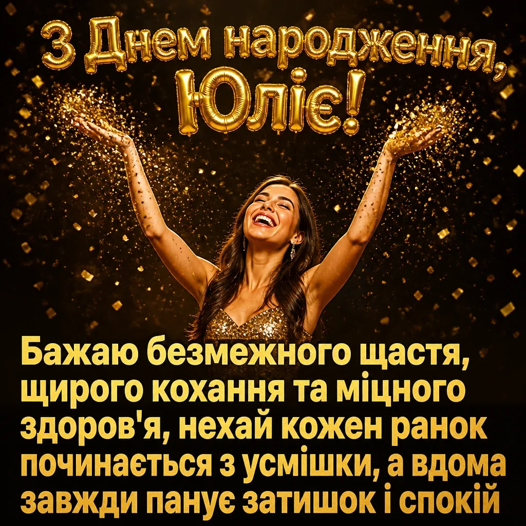 картинки з днем народження, юлія