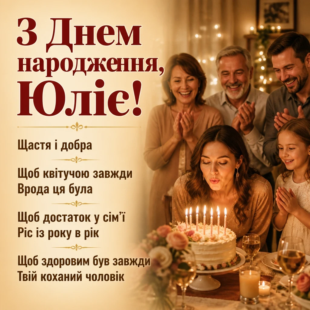 картинки з днем народження, юлія
