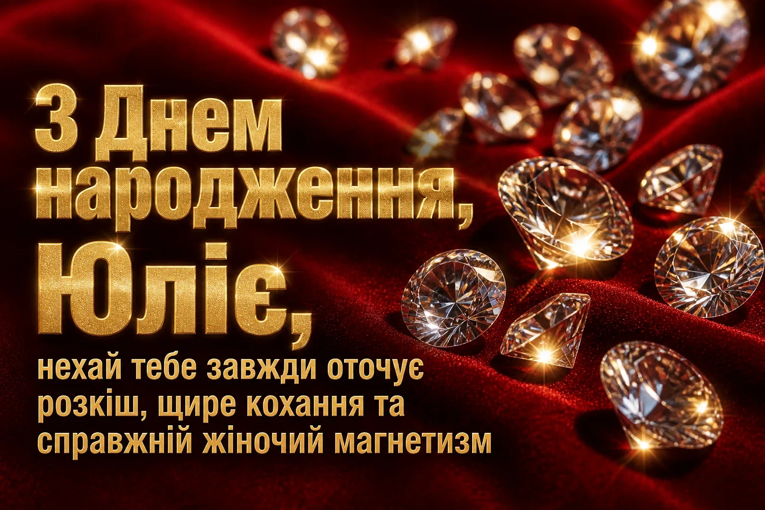 картинки з днем народження, юлія