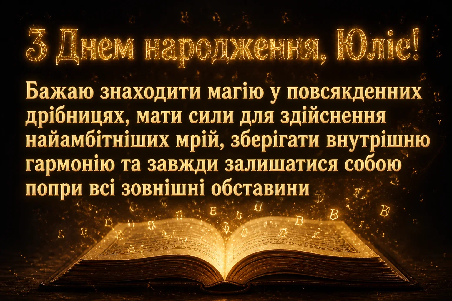 картинки з днем народження, юлія
