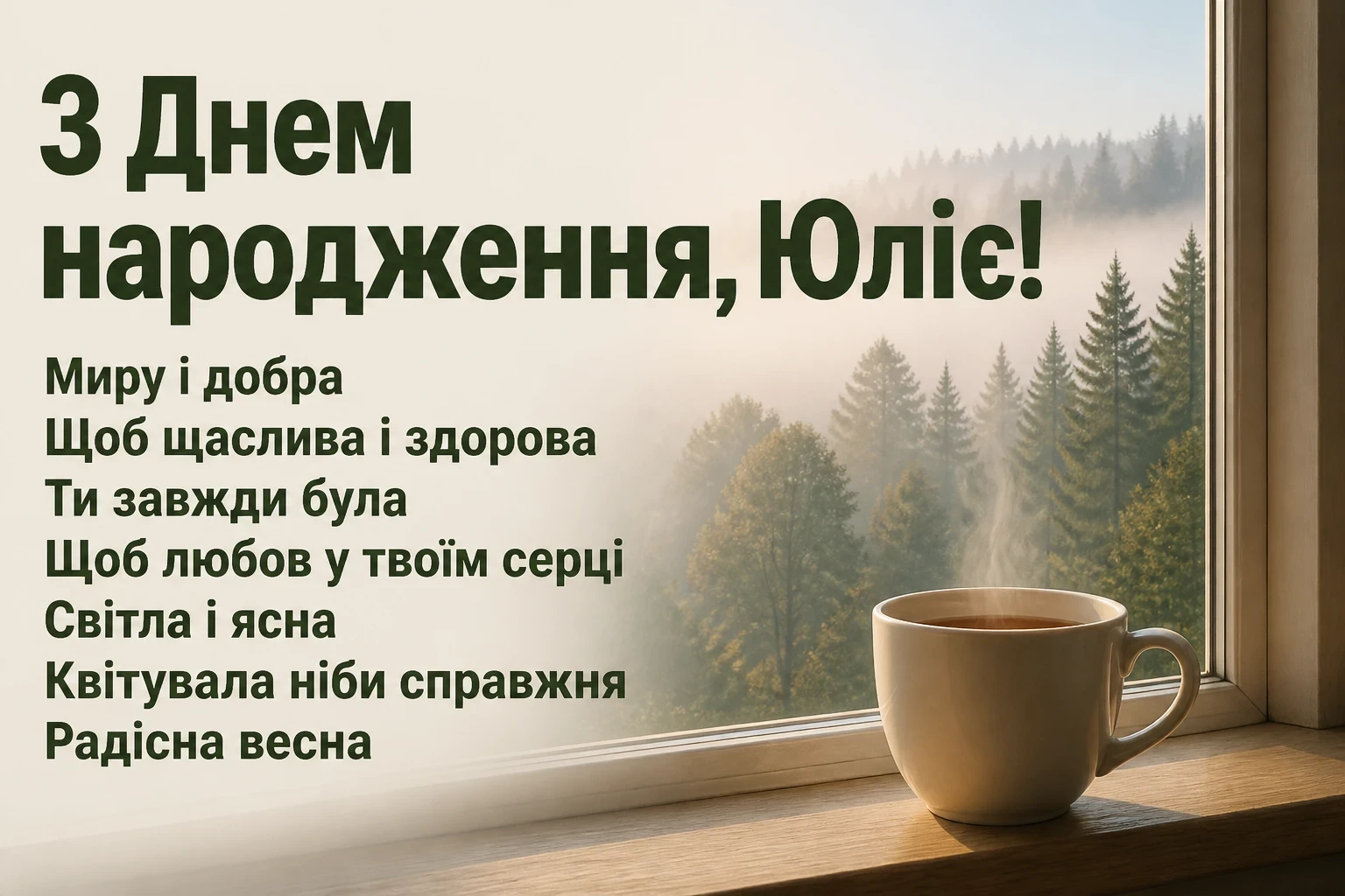 картинки з днем народження, юлія