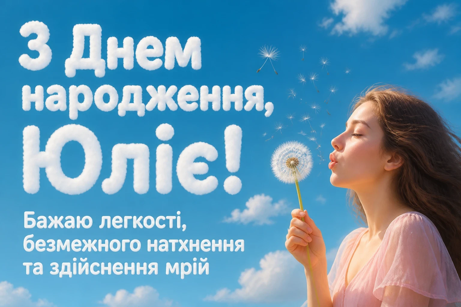 картинки з днем народження, юлія