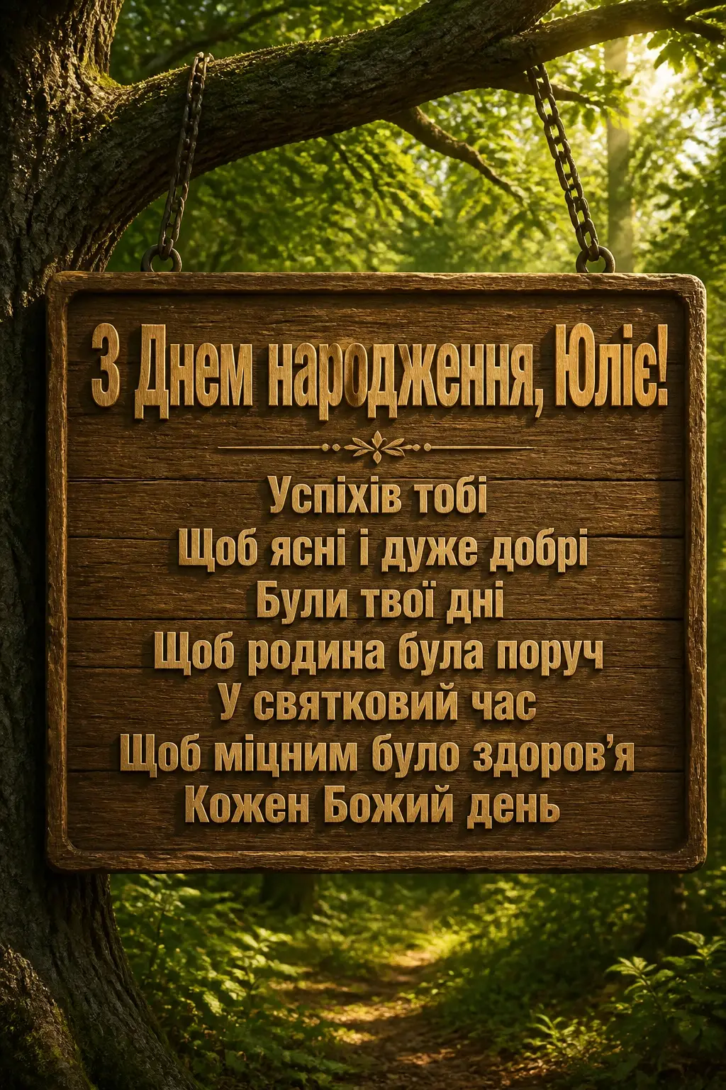картинки з днем народження, юлія