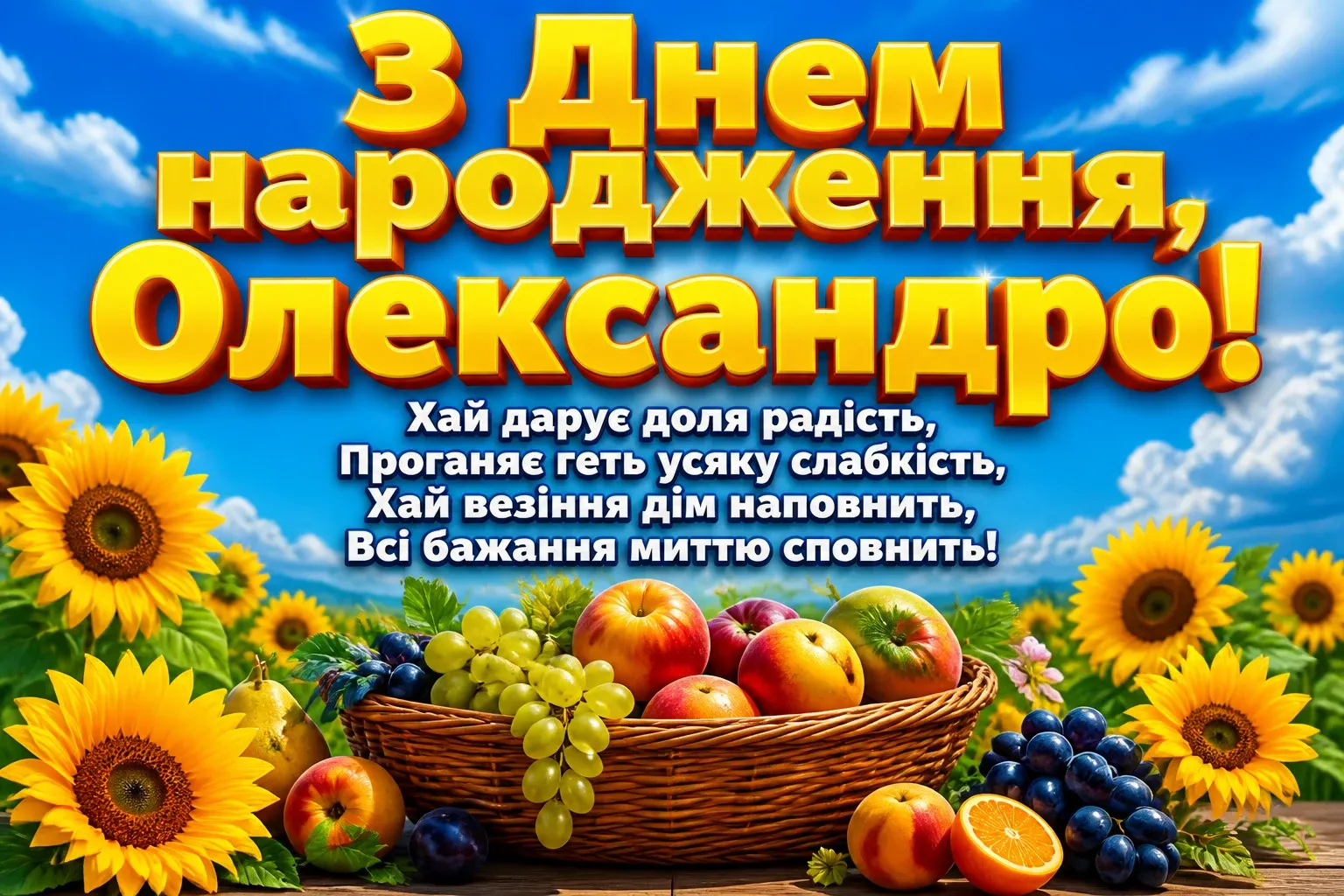 картинки з днем народження, олександра