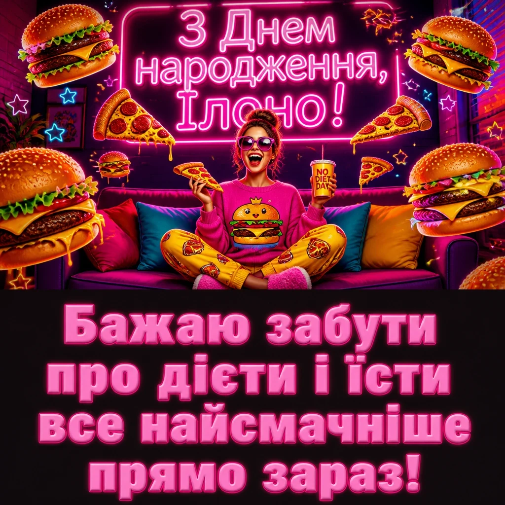 ілона з днем народження