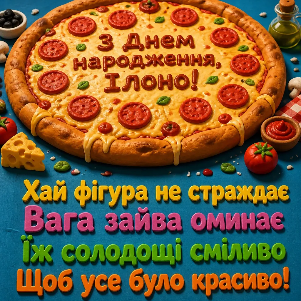ілона з днем народження
