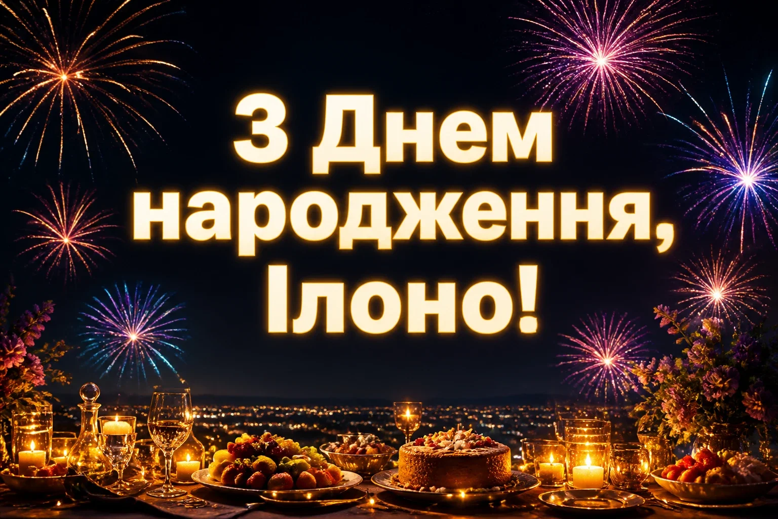 ілона з днем народження