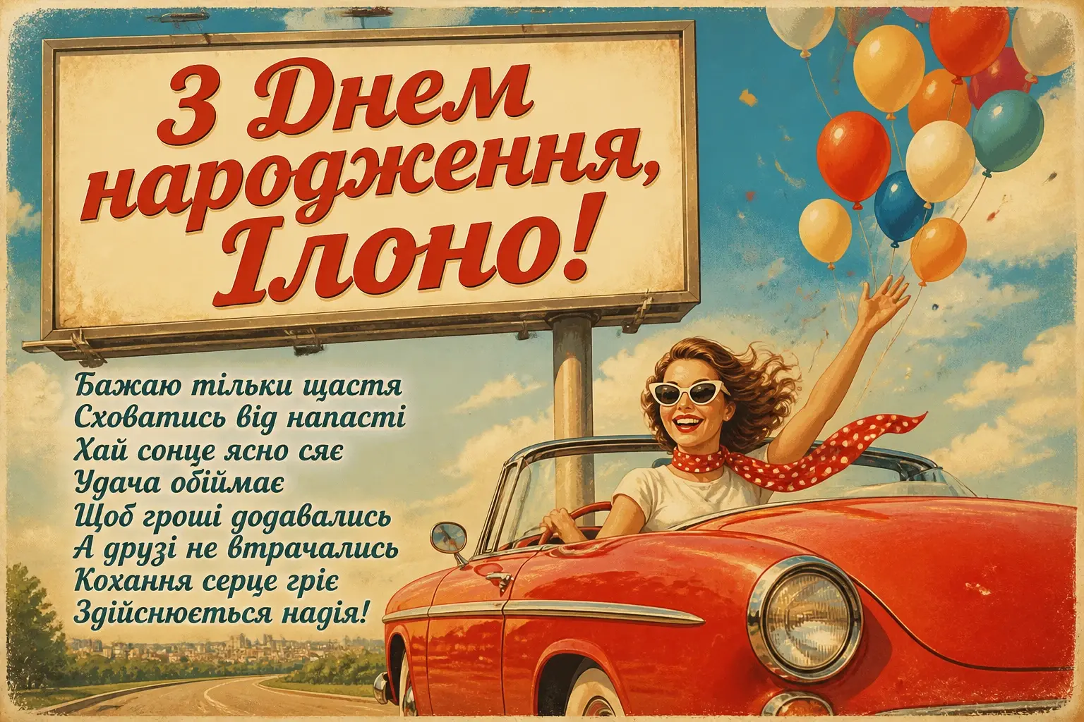 ілона з днем народження