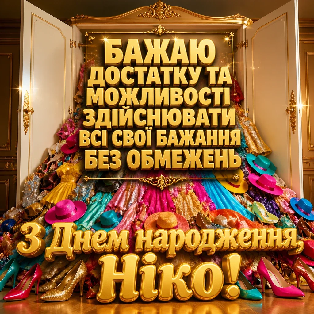 ніка з днем народження