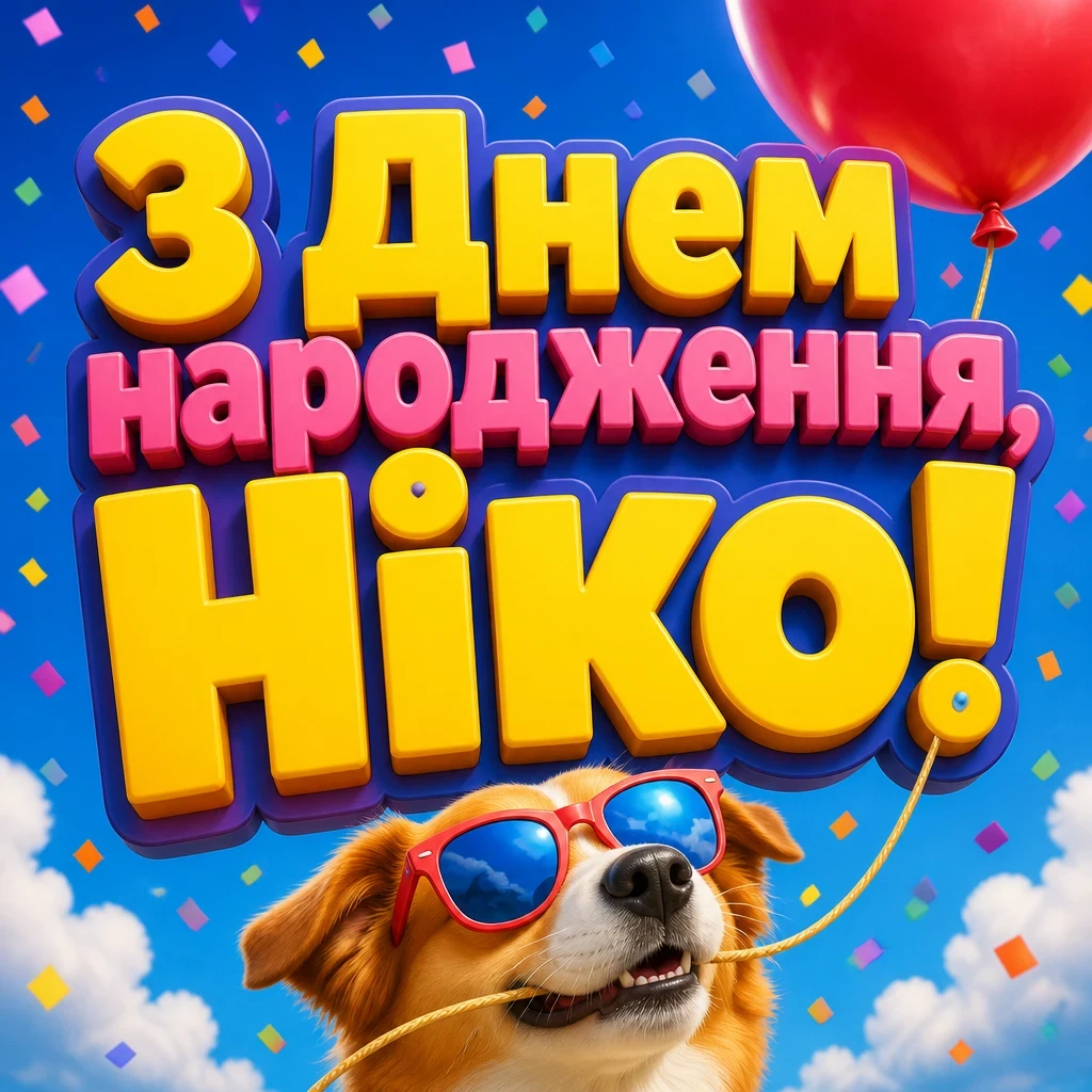 ніка з днем народження