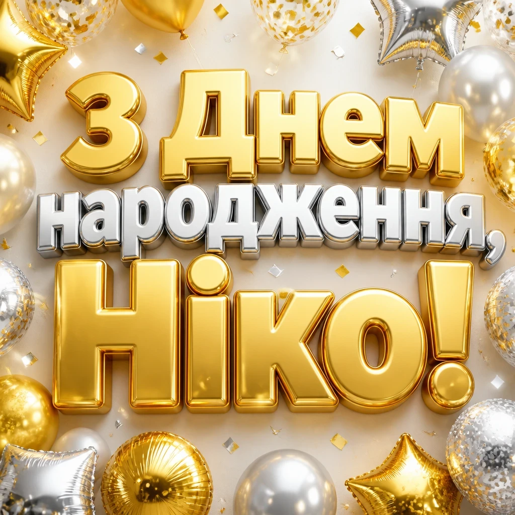ніка з днем народження