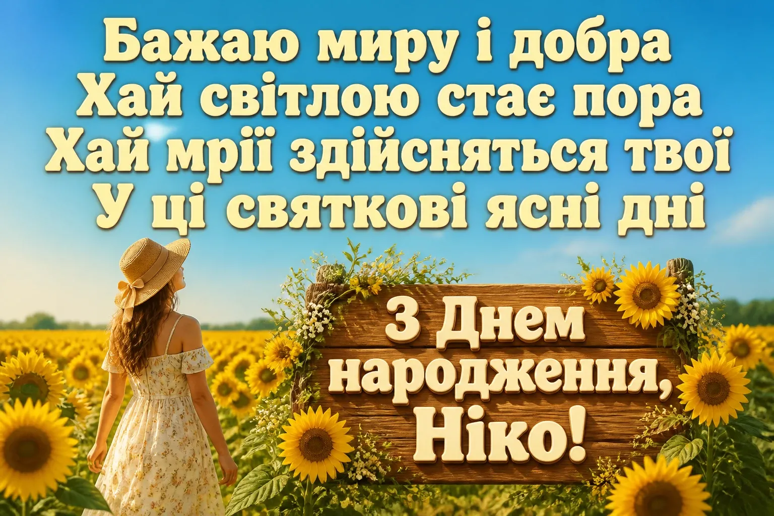ніка з днем народження