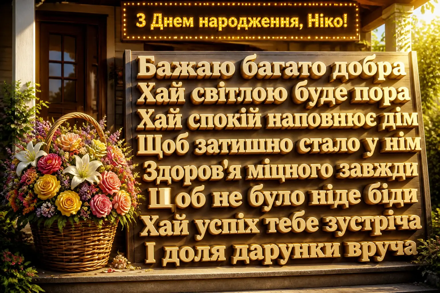 ніка з днем народження