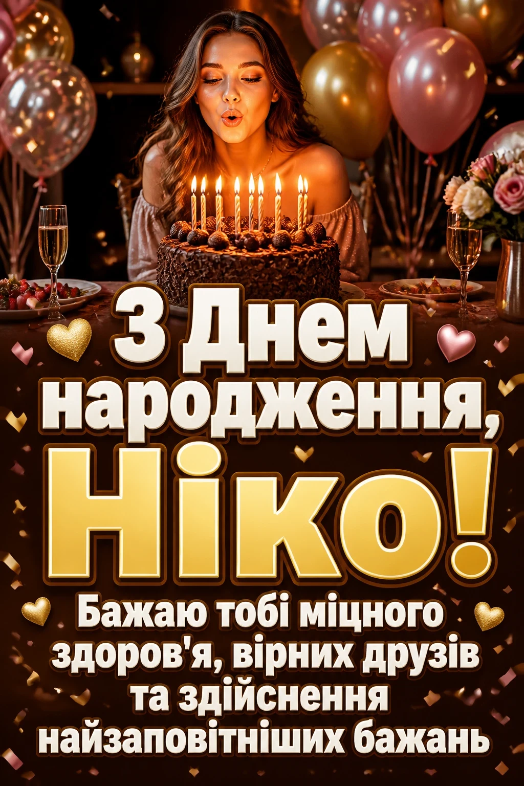 ніка з днем народження