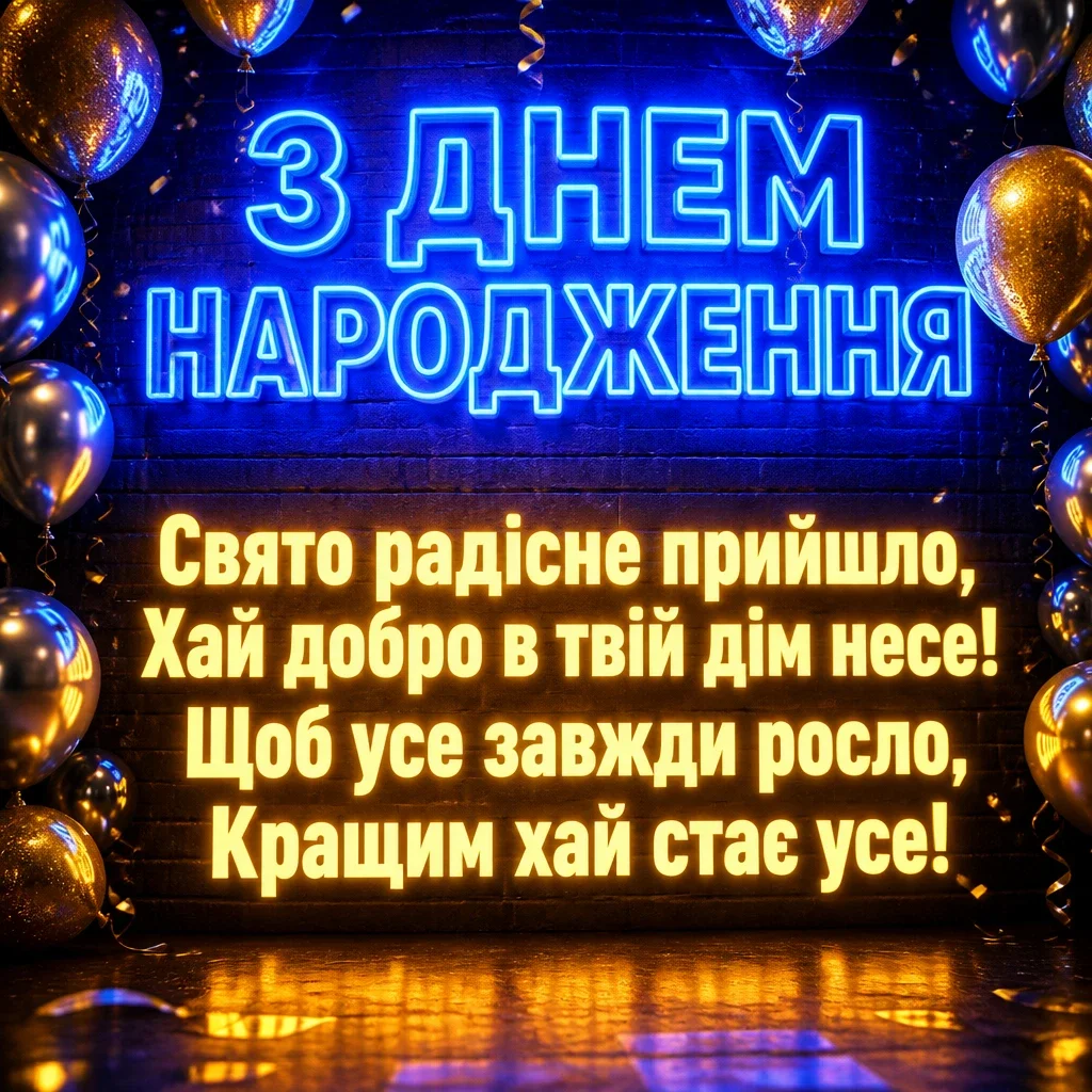 привітання з днем народження си