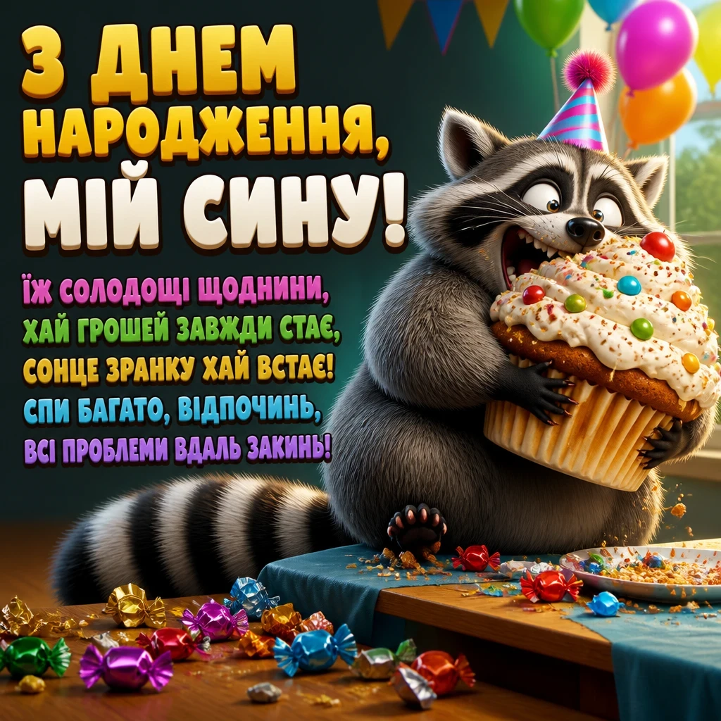 привітання з днем народження си