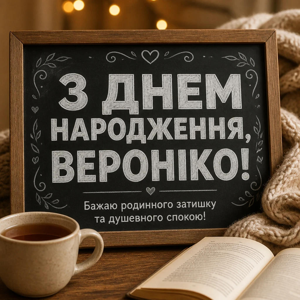 з днем народження вероніка картинки