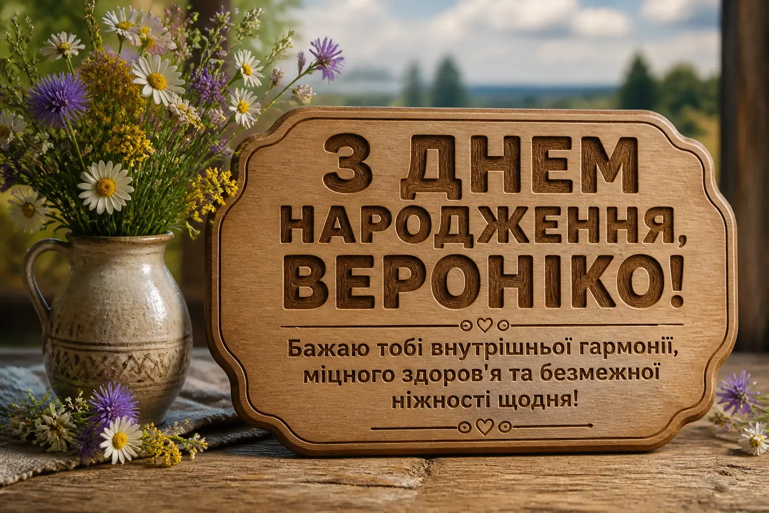 з днем народження вероніка картинки
