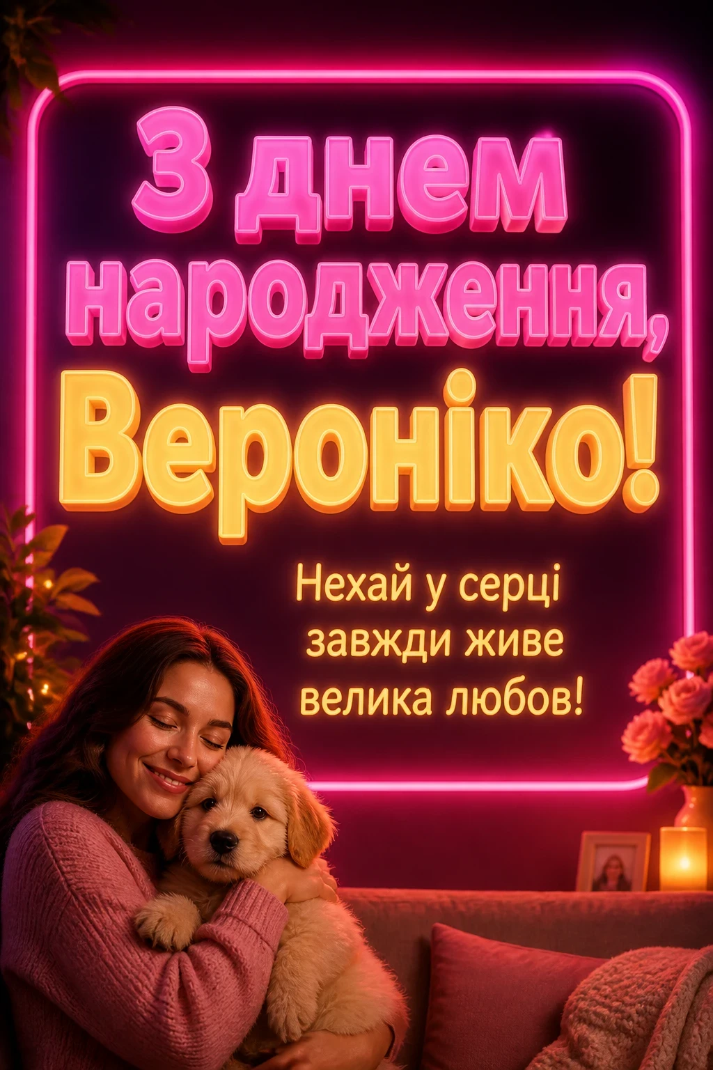 з днем народження вероніка картинки