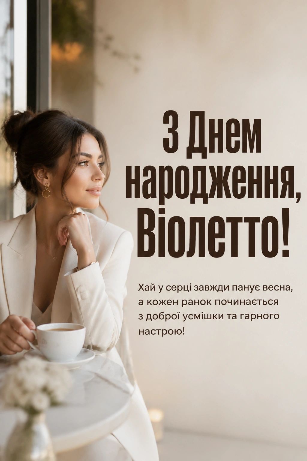 з днем народження віолетта