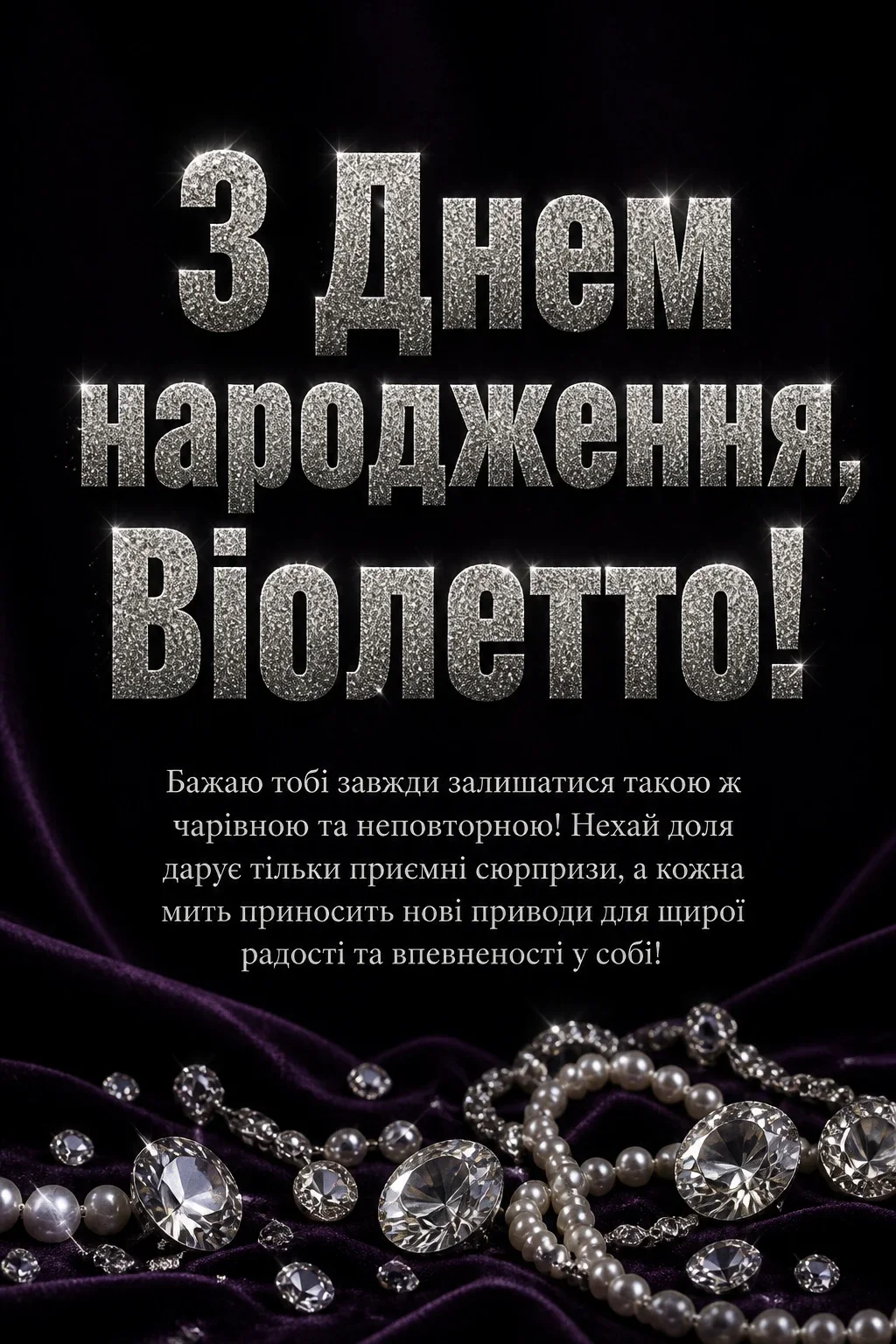 з днем народження віолетта
