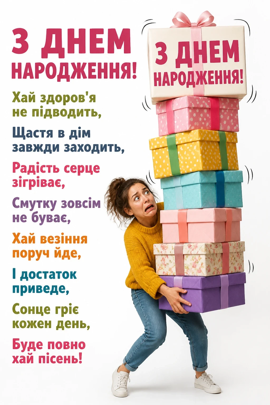 нові привітання з днем народження подрузі
