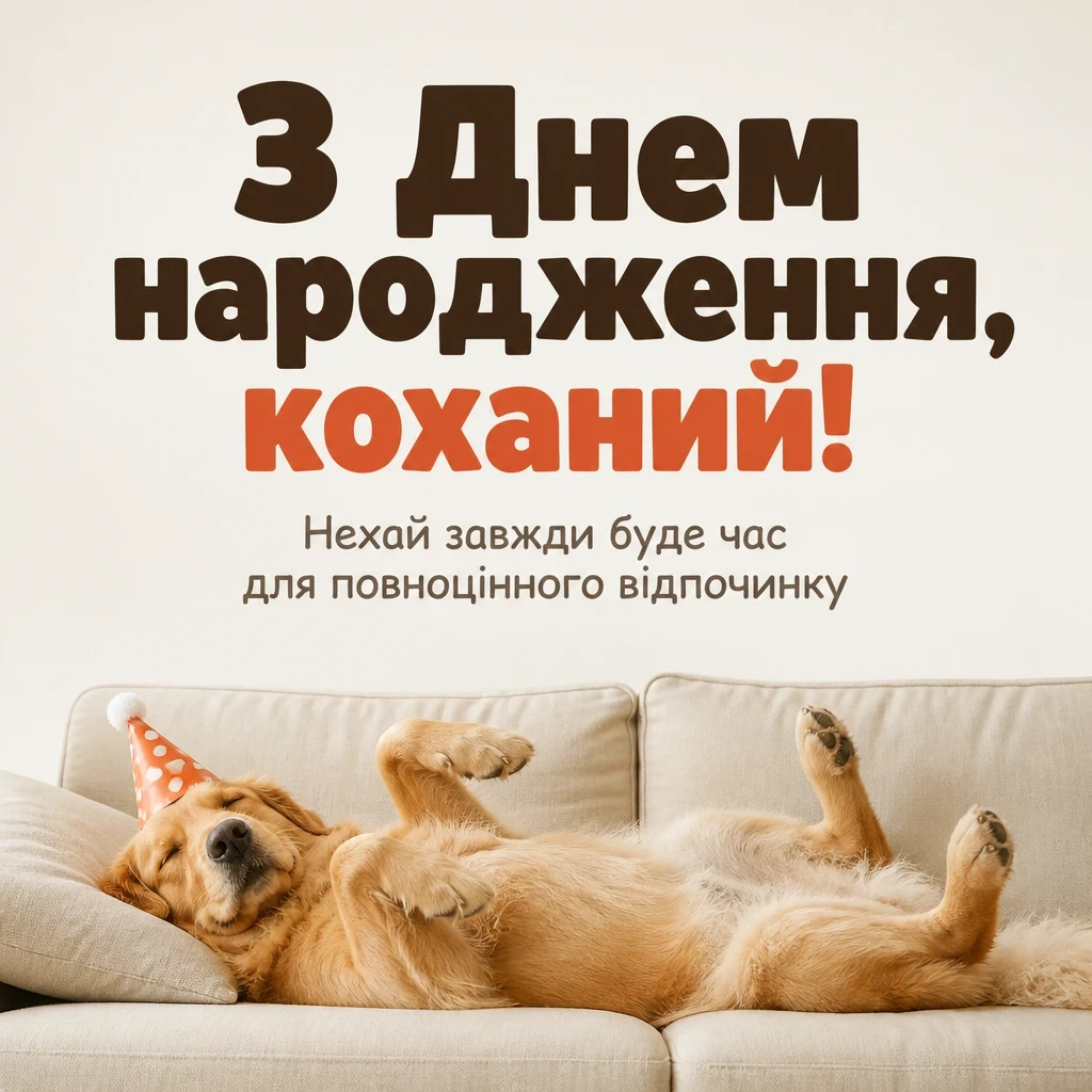 привітання з днем народження коханого своїми словами до сліз