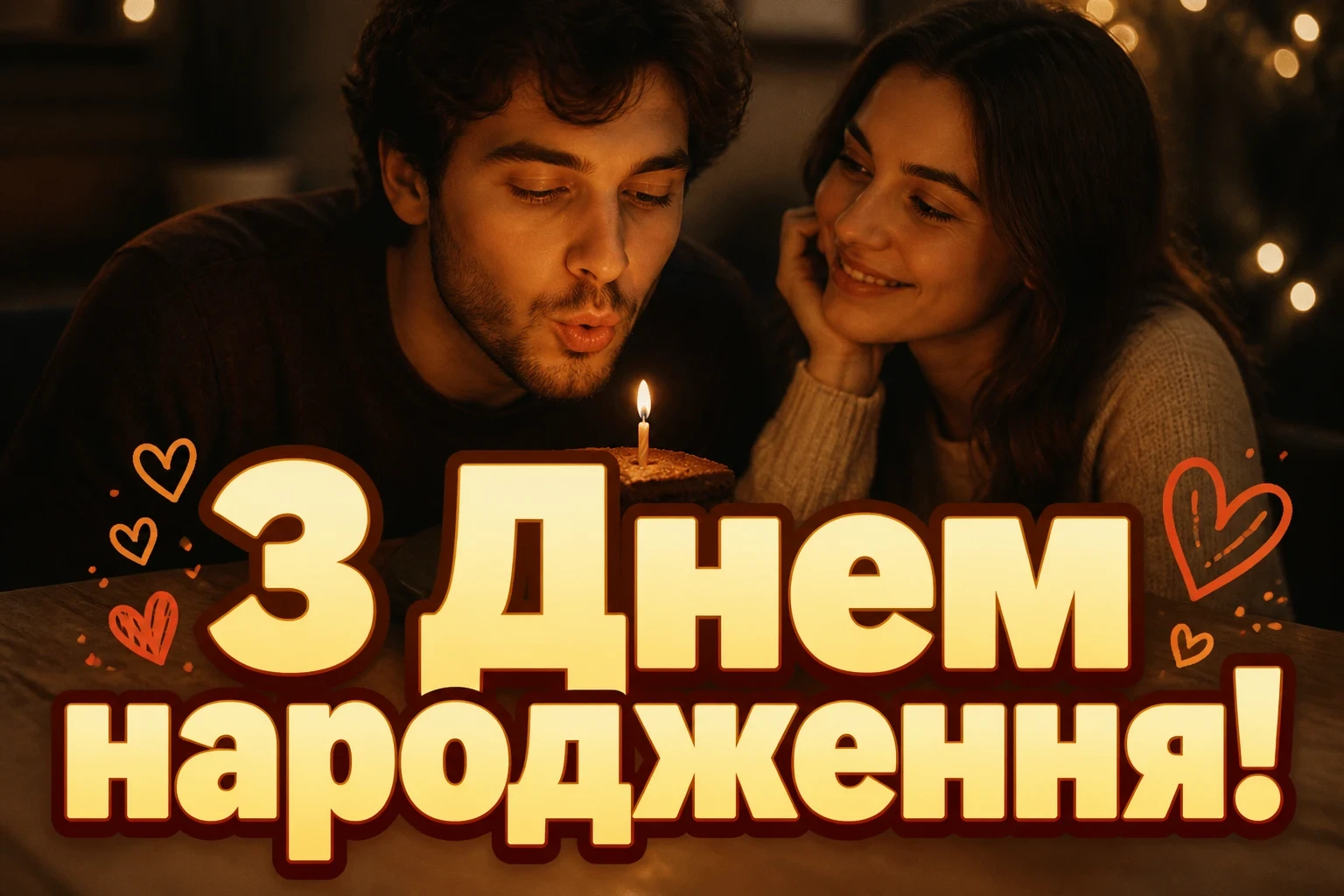 привітання з днем народження коханого своїми словами до сліз