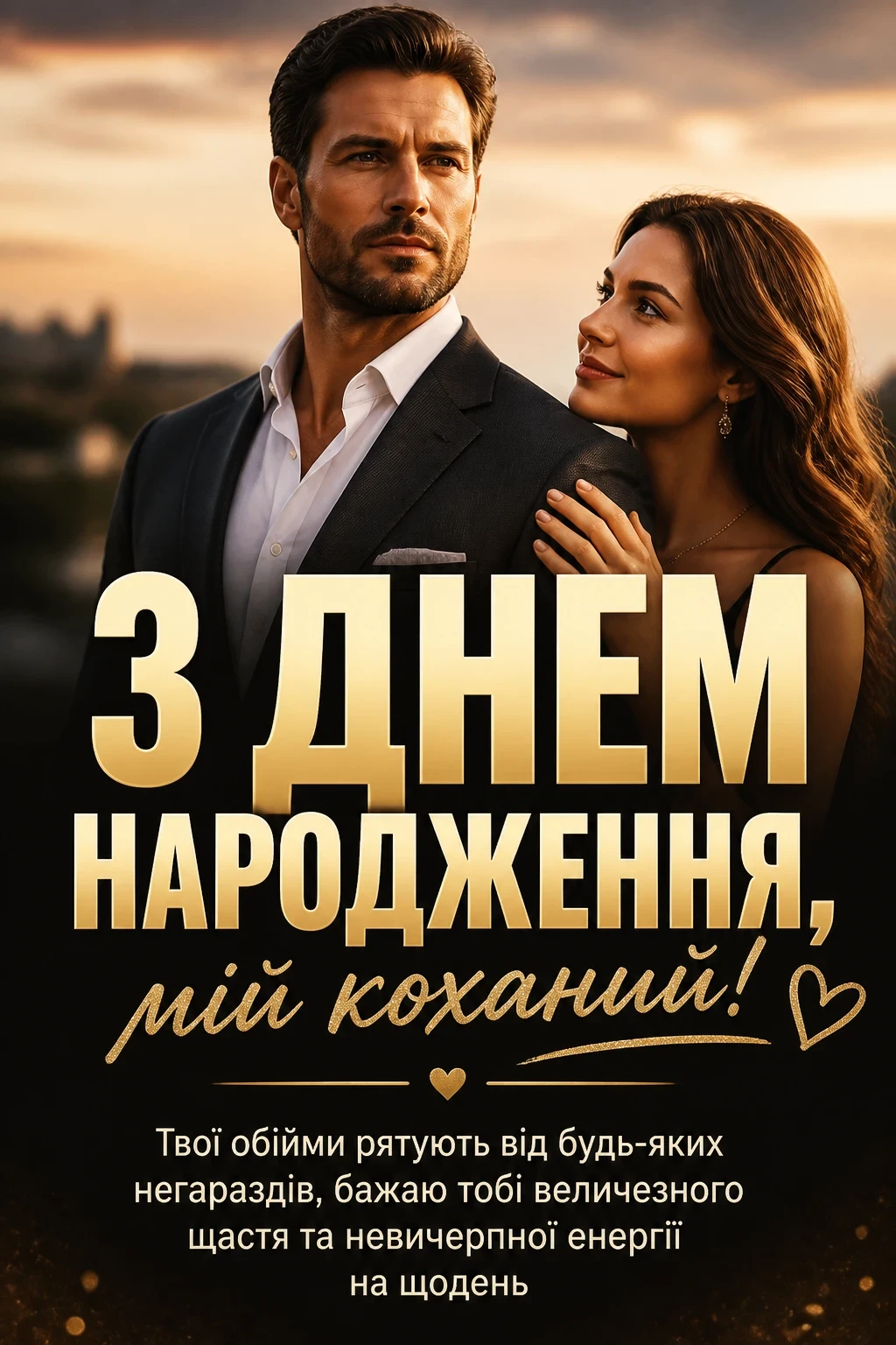 привітання з днем народження коханого своїми словами до сліз