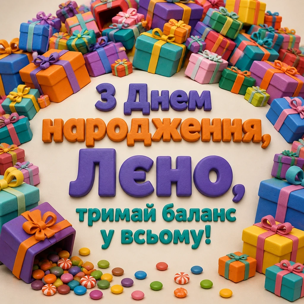 лєна з днем народження