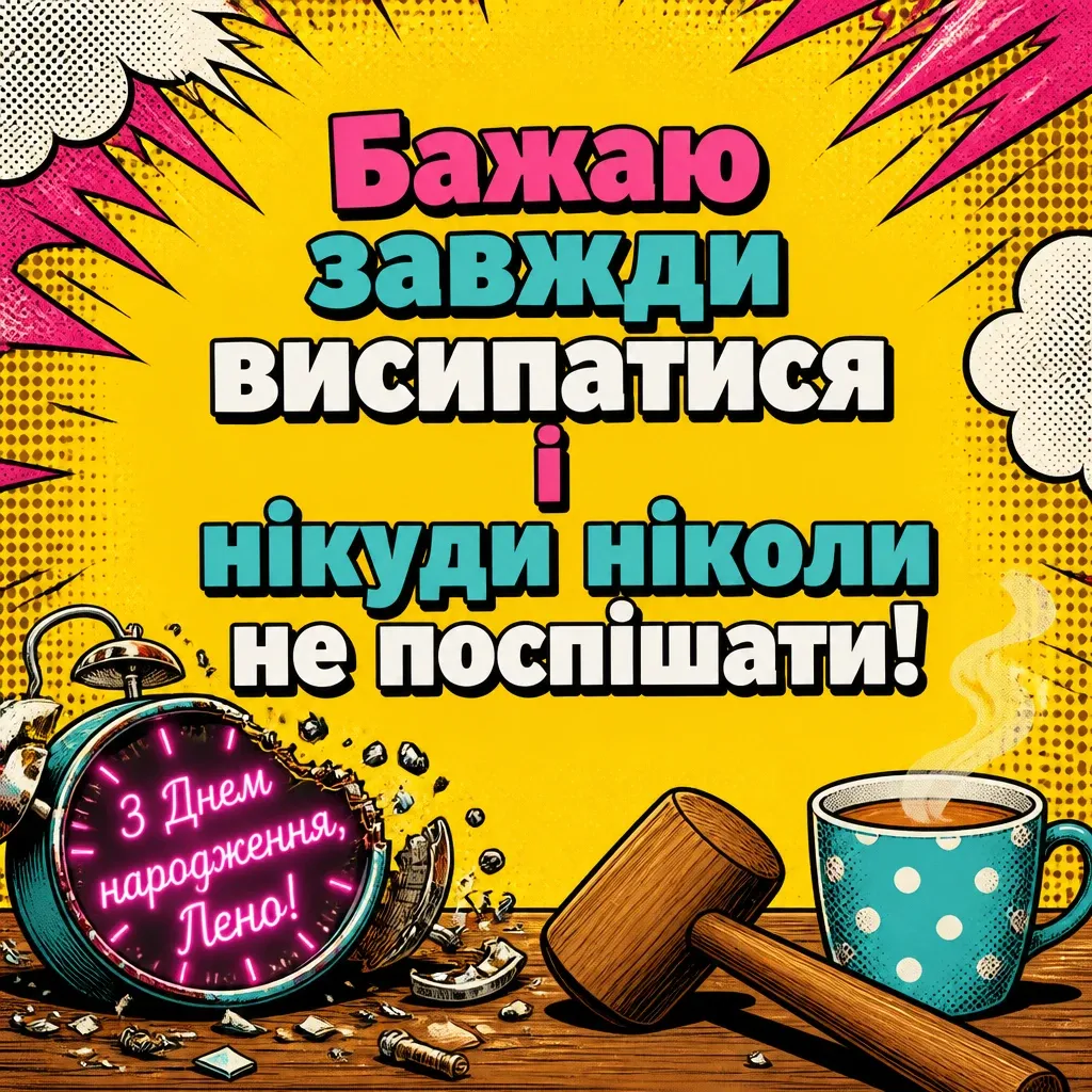 лєна з днем народження