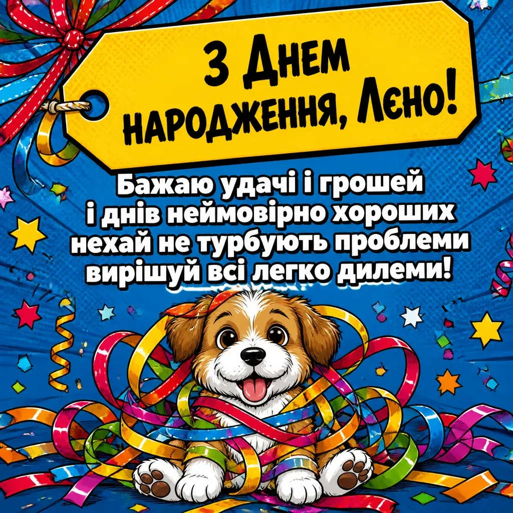 лєна з днем народження