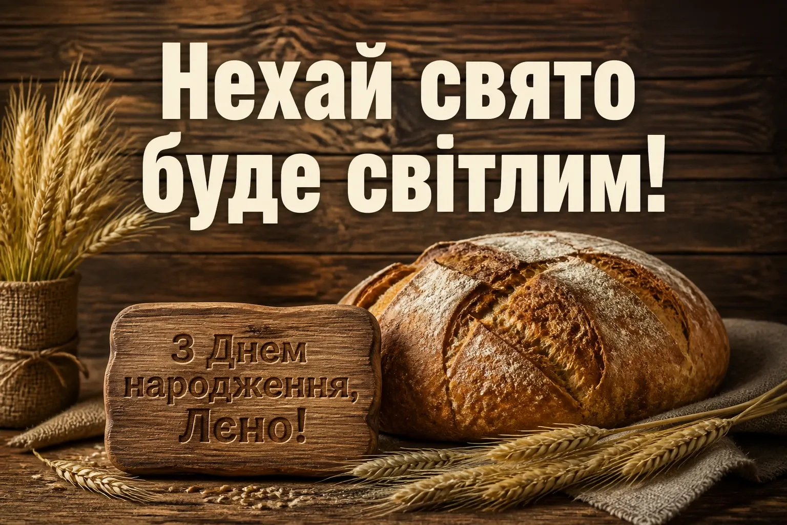 лєна з днем народження