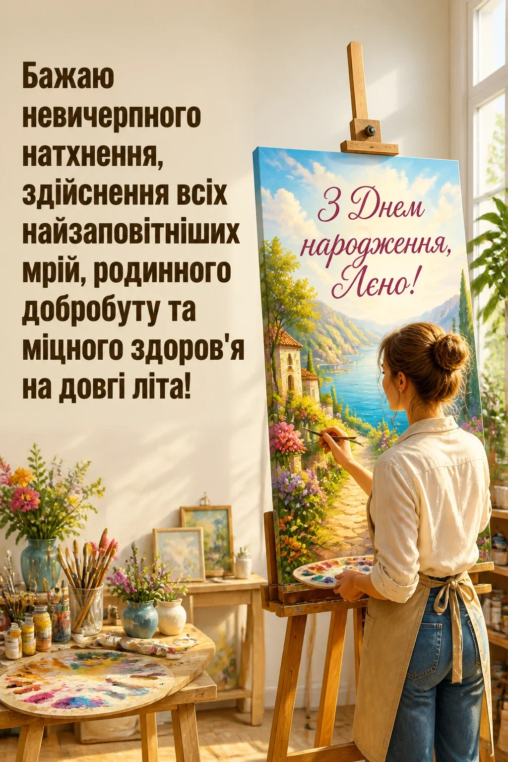 лєна з днем народження