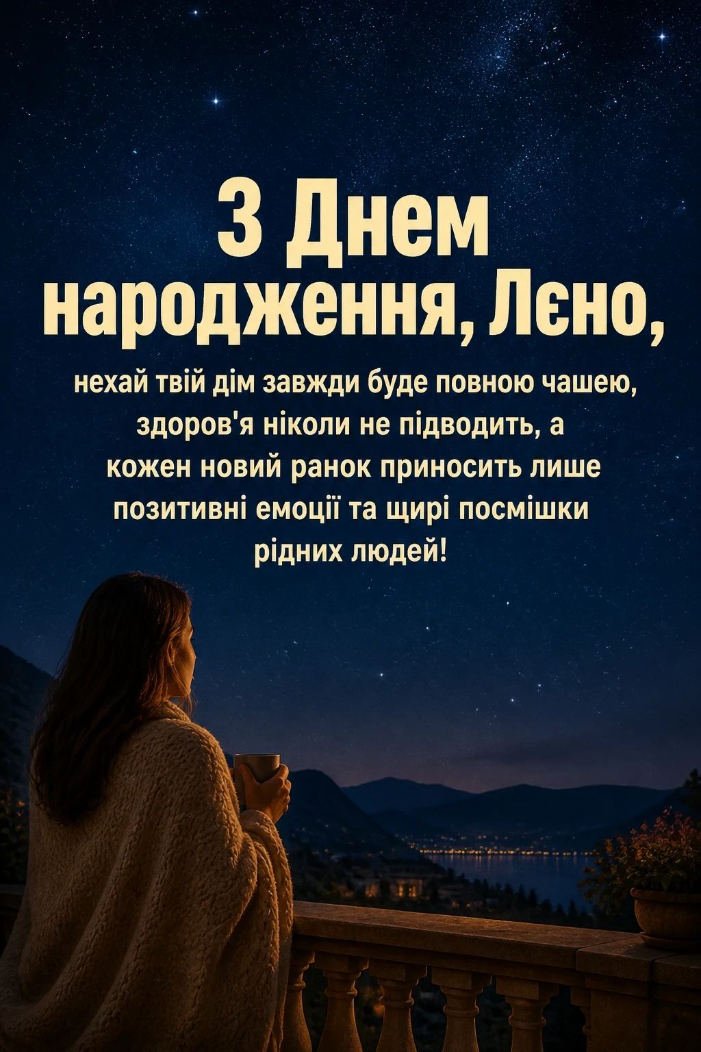 лєна з днем народження
