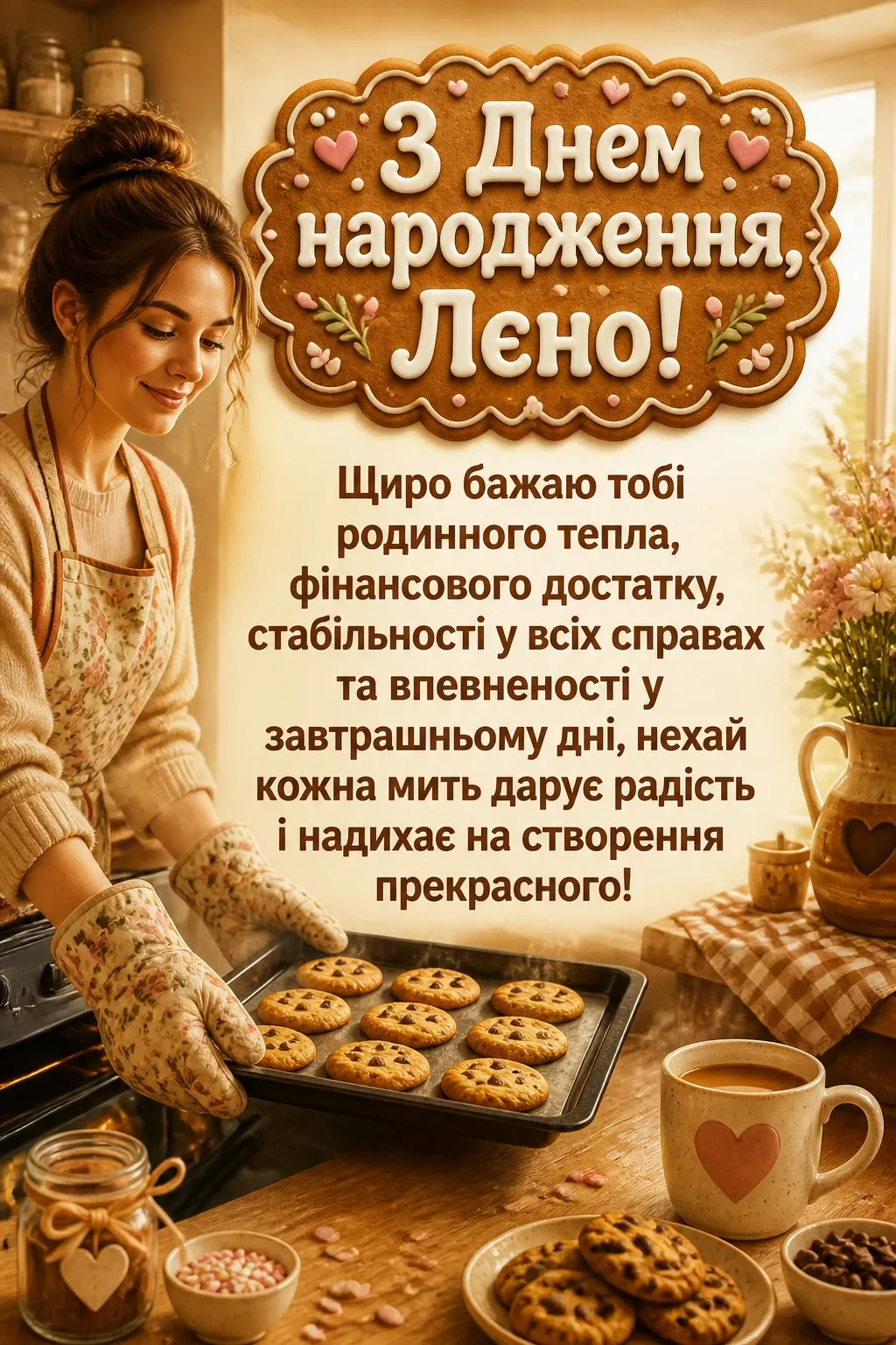 лєна з днем народження