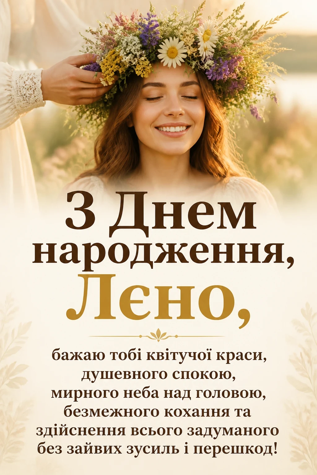 лєна з днем народження