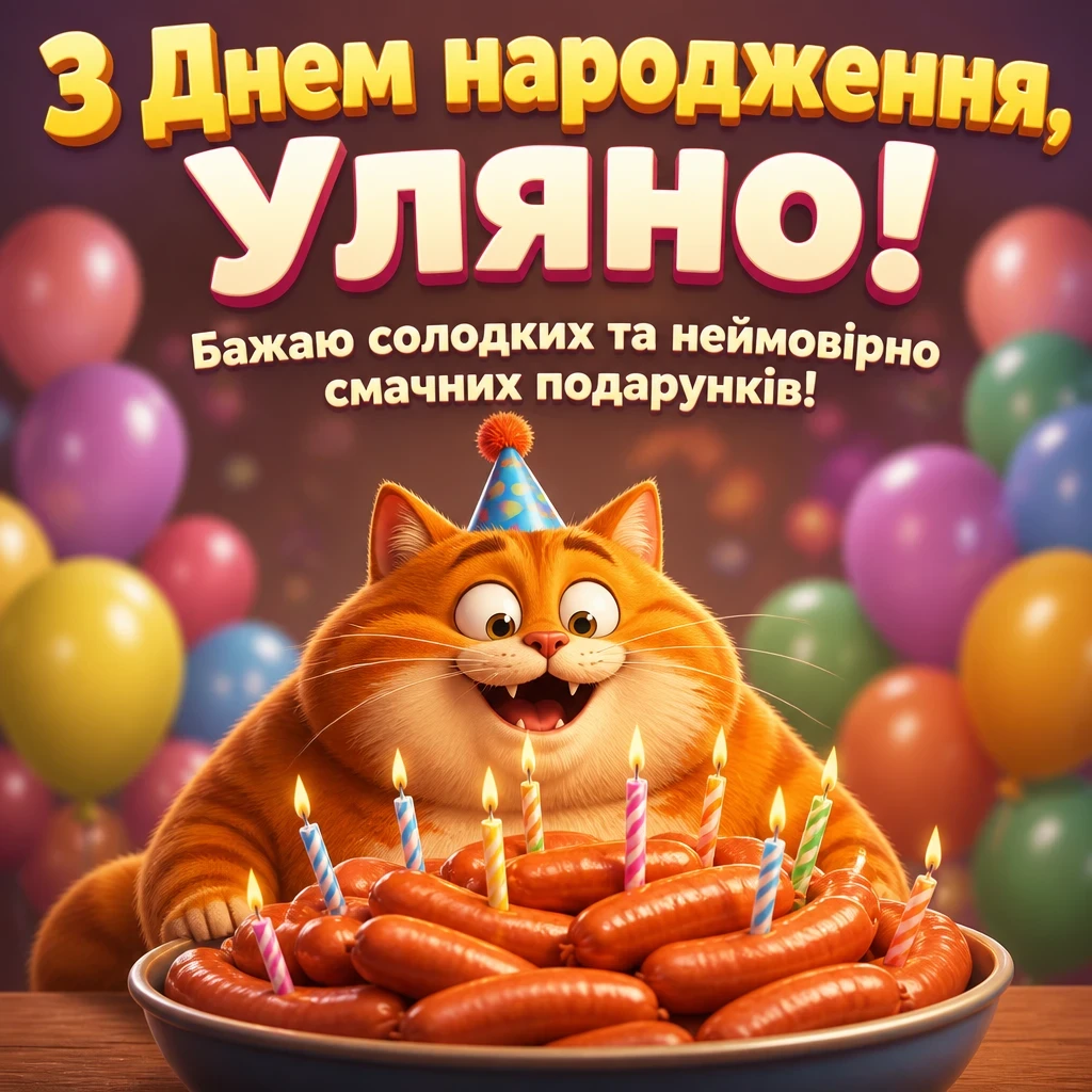 з днем народження уляна