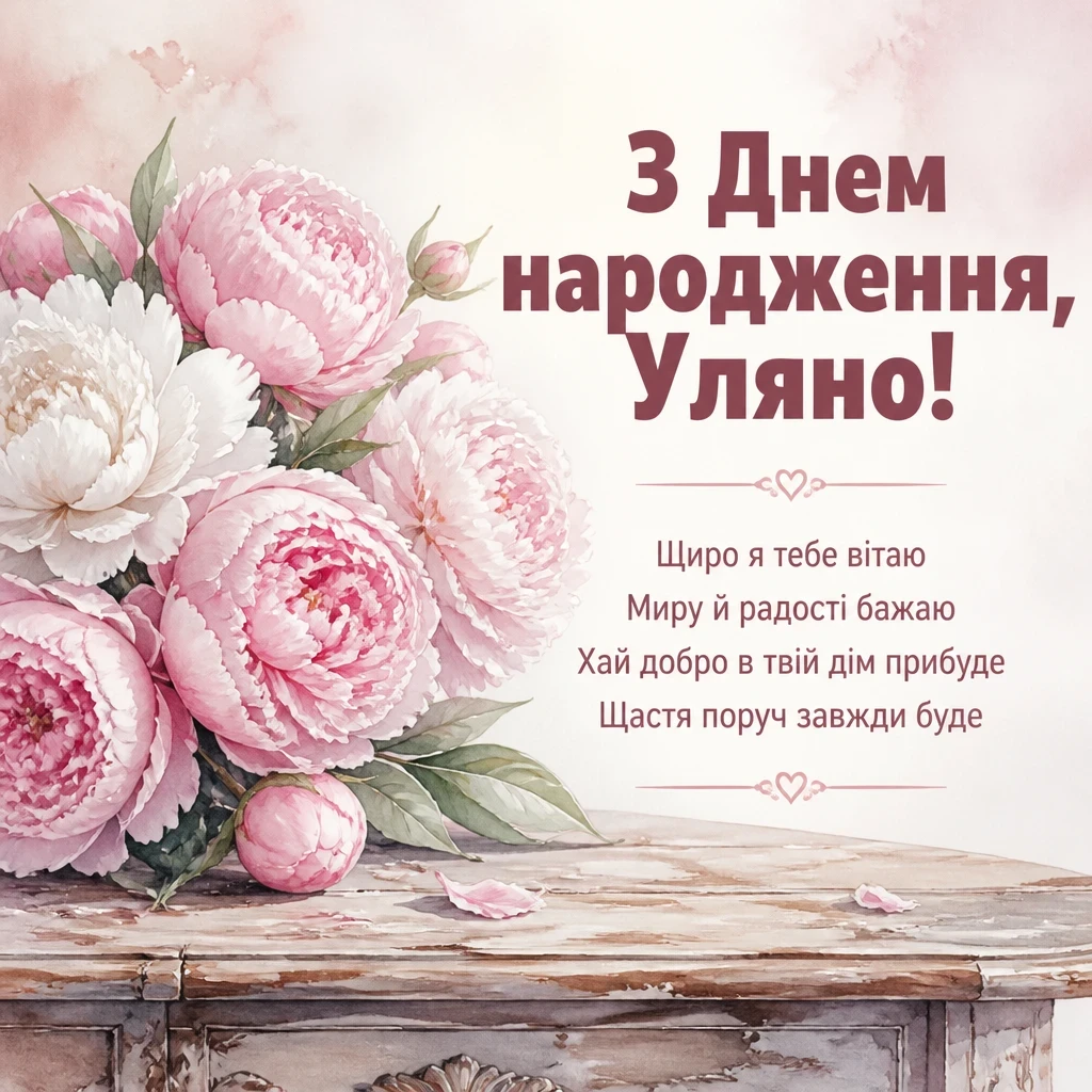 з днем народження уляна