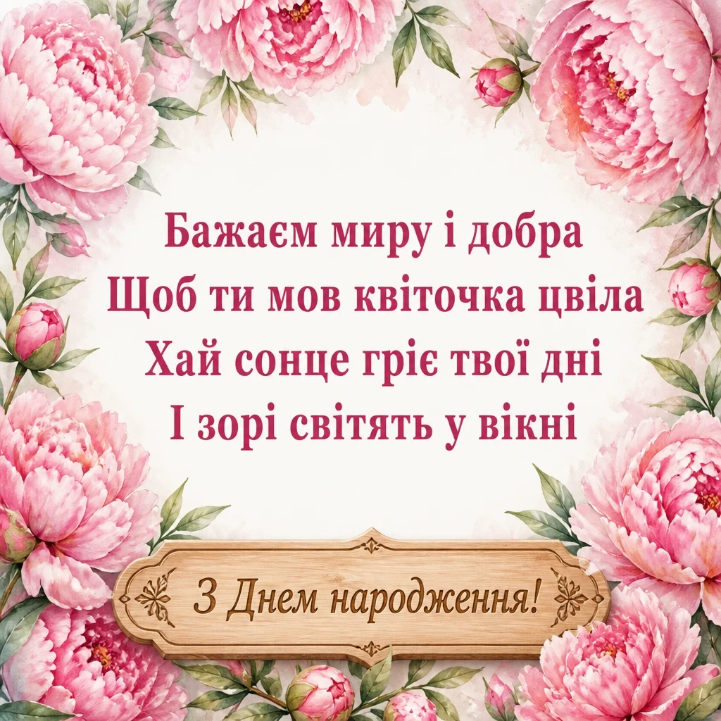 привітання з днем народження своїми словами для донечки