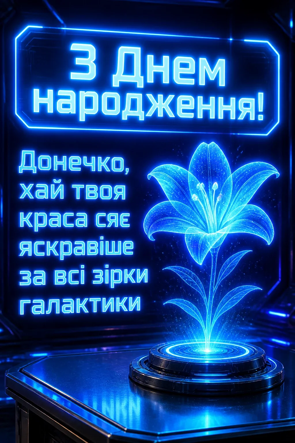 привітання з днем народження своїми словами для донечки
