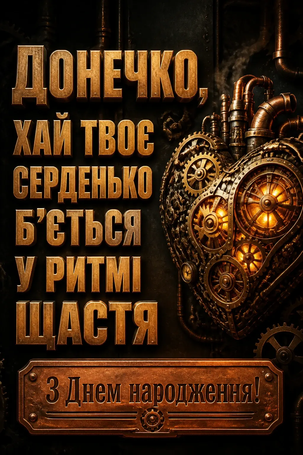 привітання з днем народження своїми словами для донечки