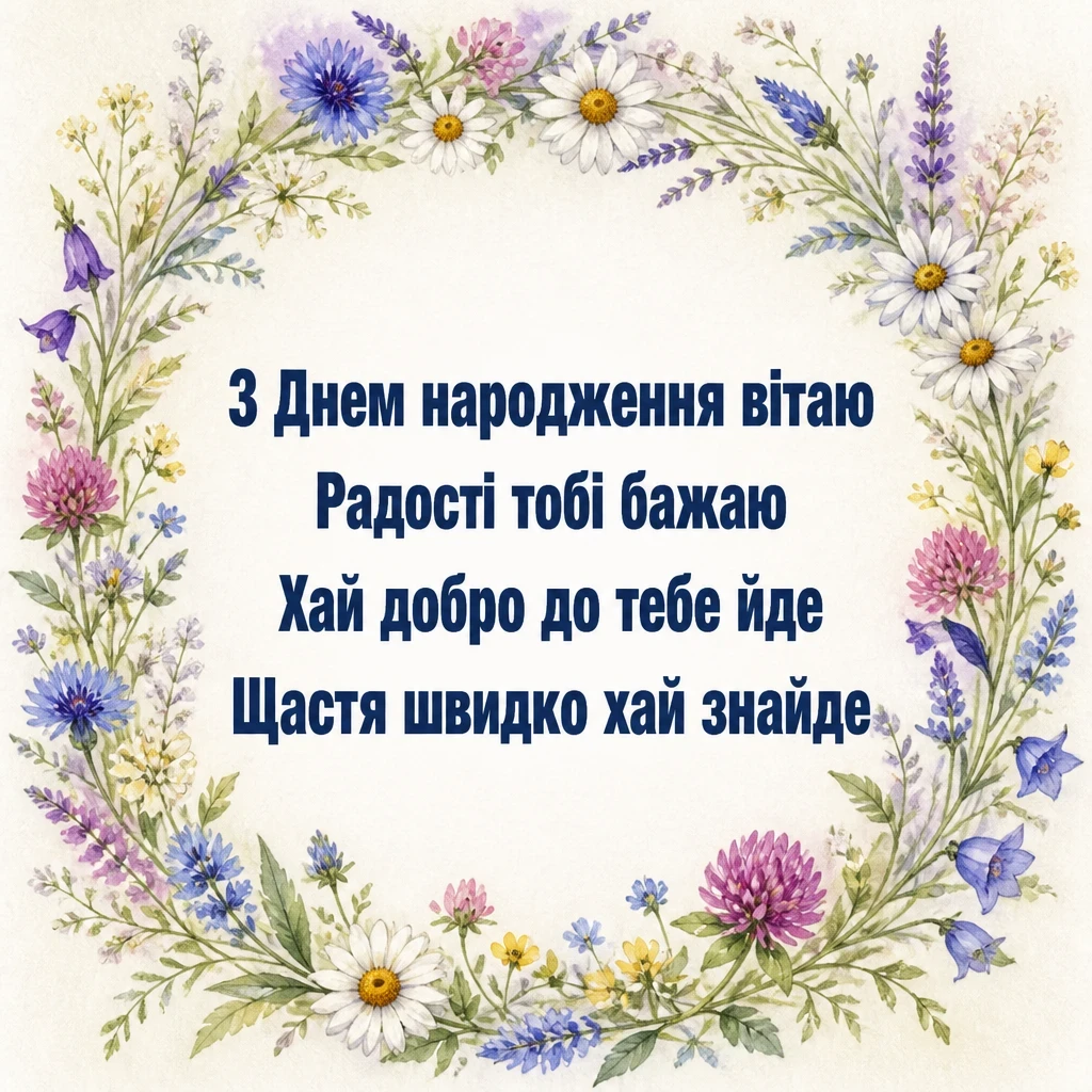 гарне привітання з днем народження в прозі
