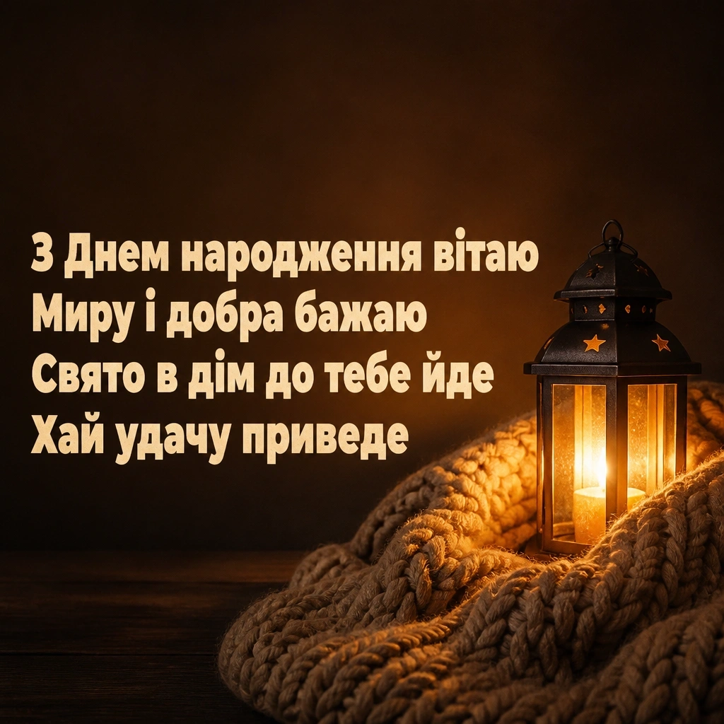 гарне привітання з днем народження в прозі
