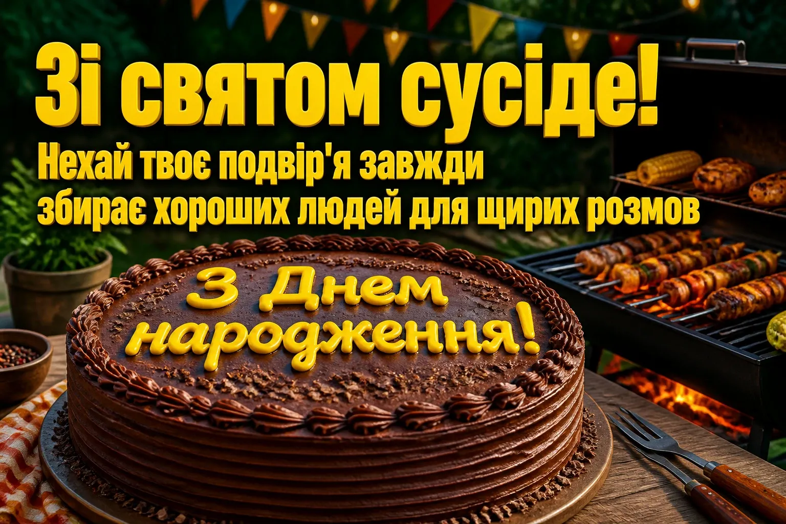 привітання для сусіда з днем народження