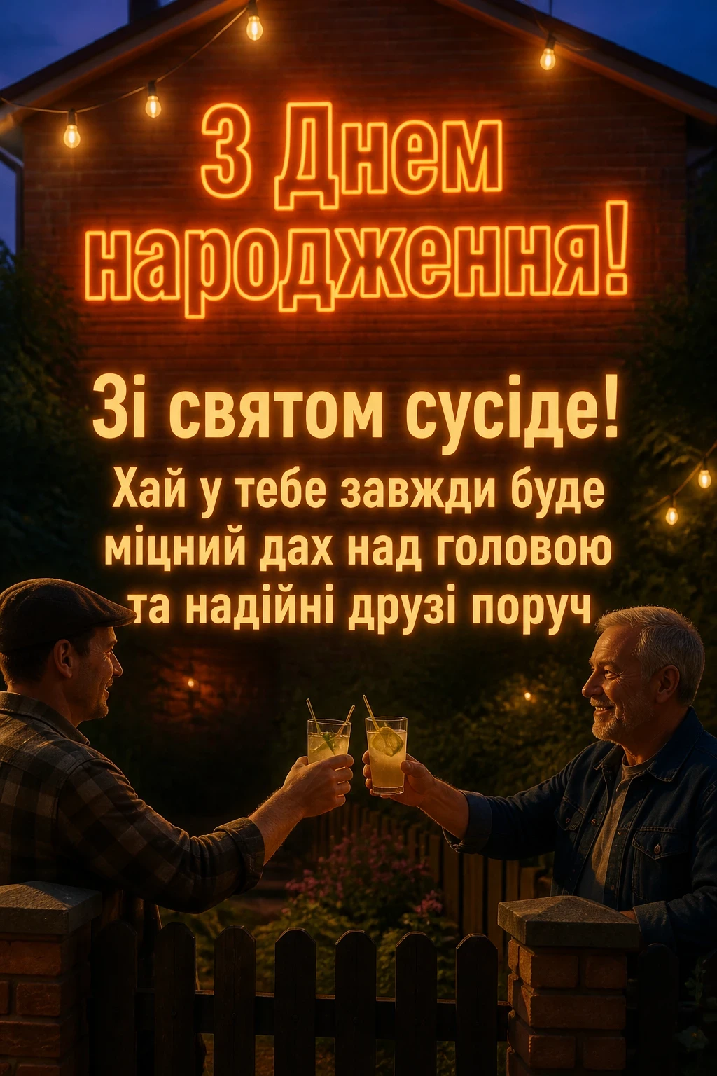 привітання для сусіда з днем народження