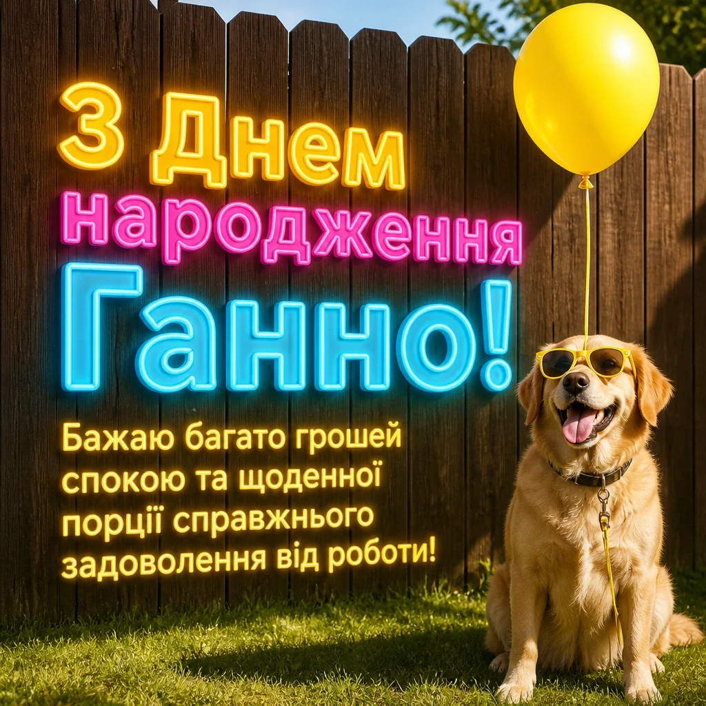з днем народження ганна