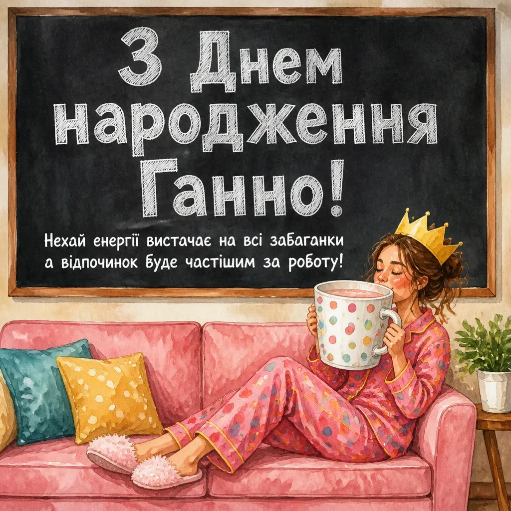 з днем народження ганна