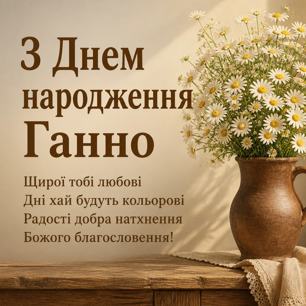 з днем народження ганна